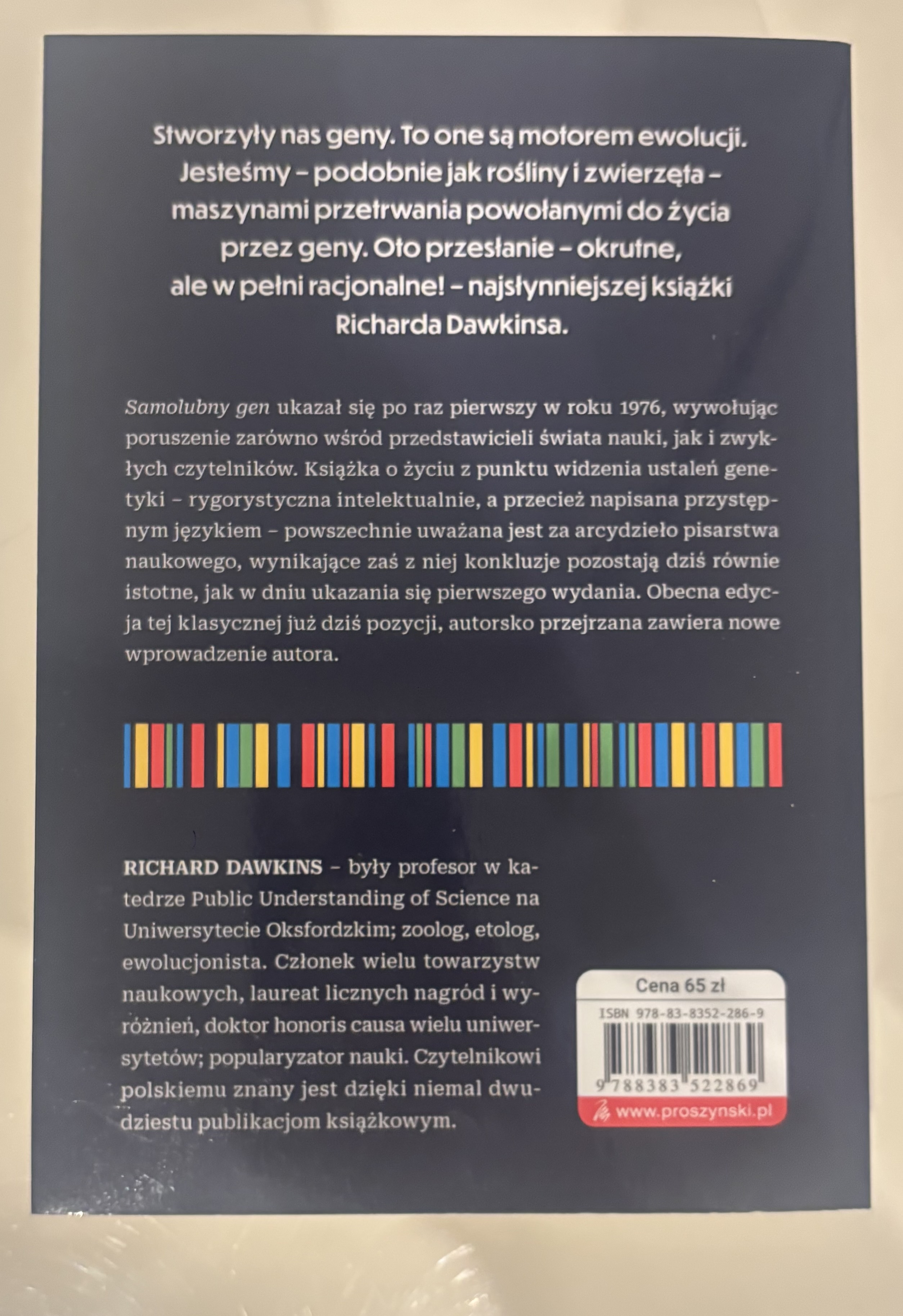 Druga ilustracja w treści analizy Samolubnego genu